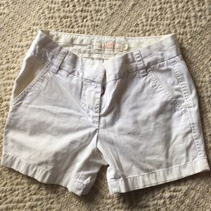 JCrew White Shorts